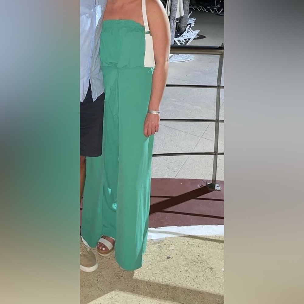 Hummingbird spearmint jumpsuit size small